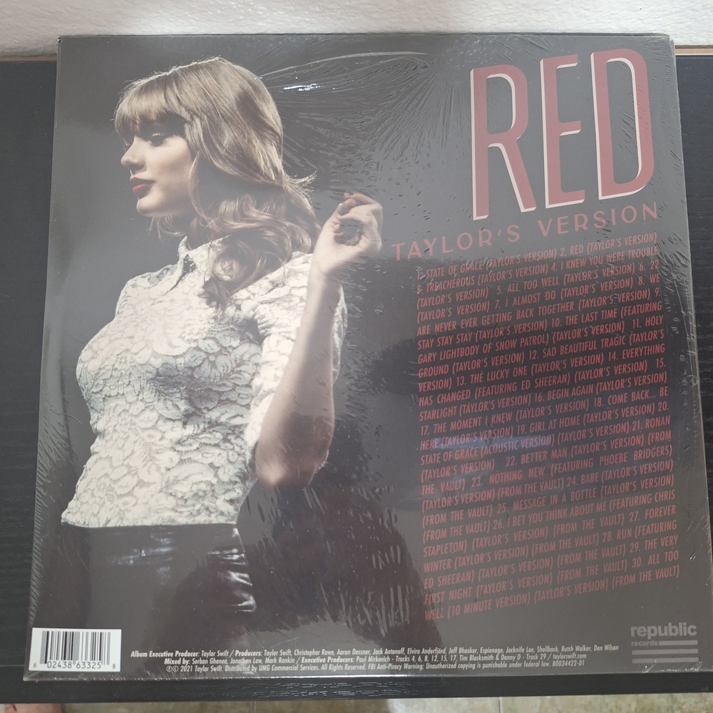 Taylor Swift Red (Taylor's Version) Vinyl